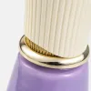 Light purple nail polish bottle with frosted glass texture, 3ml portable cosmetic storage bottle Application Scenario